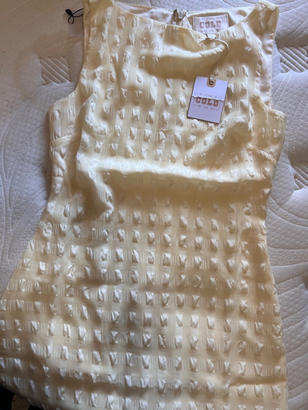 Stone Cold Fox Butter Yellow Mini Dress